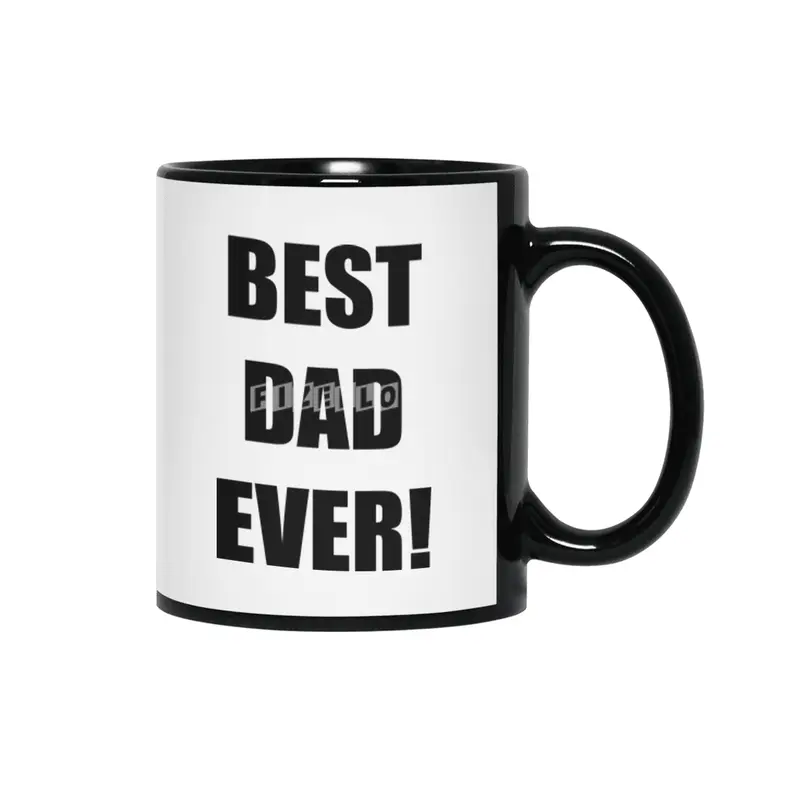 BEST DAD EVER Siyah Kupa