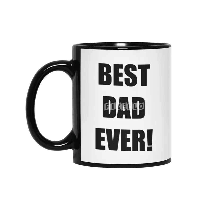 BEST DAD EVER Siyah Kupa