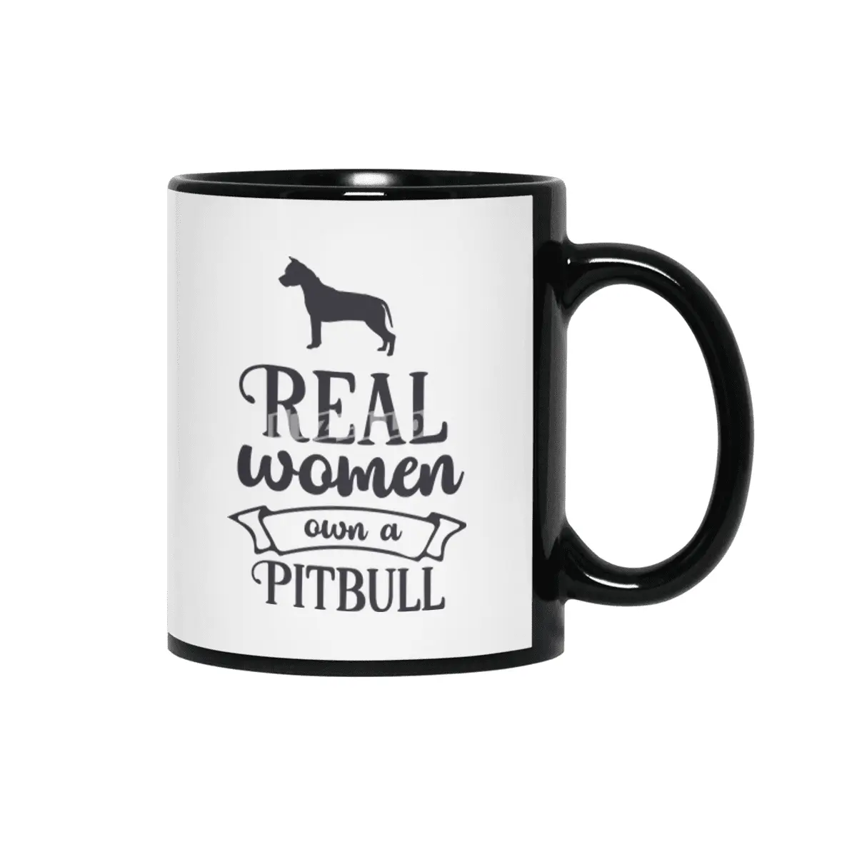 Real Women Own a Pitbull Siyah Kupa