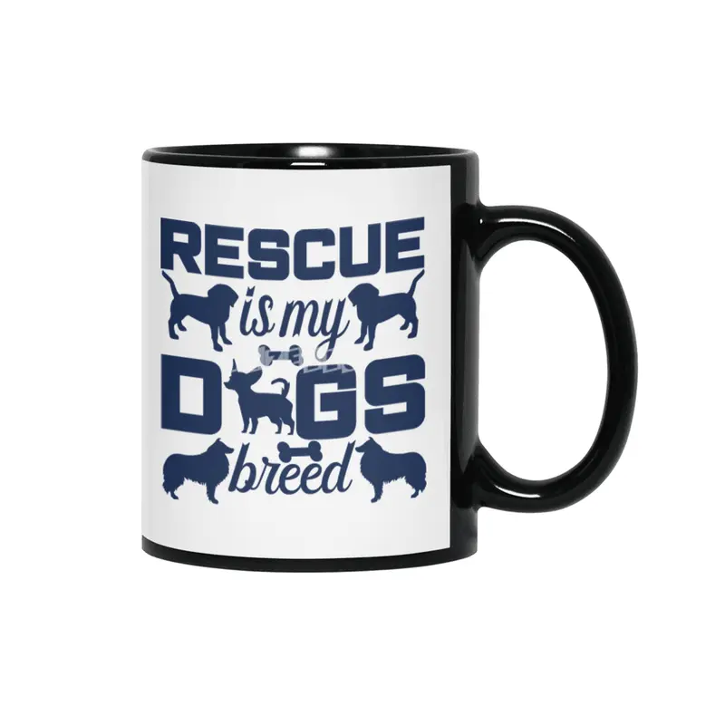 Rescue is My Dogs Breed Siyah Kupa