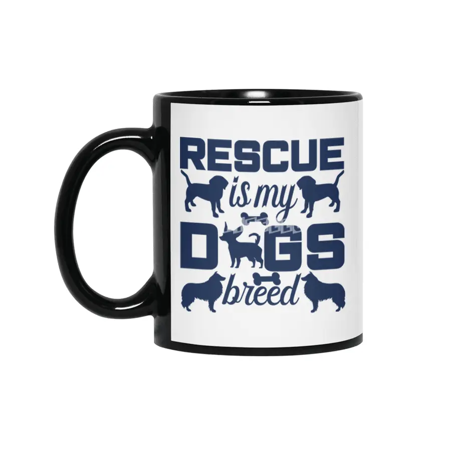 Rescue is My Dogs Breed Siyah Kupa