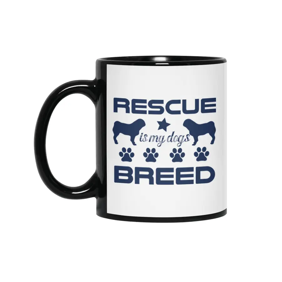 Rescue is My Dogs Breed Siyah Kupa