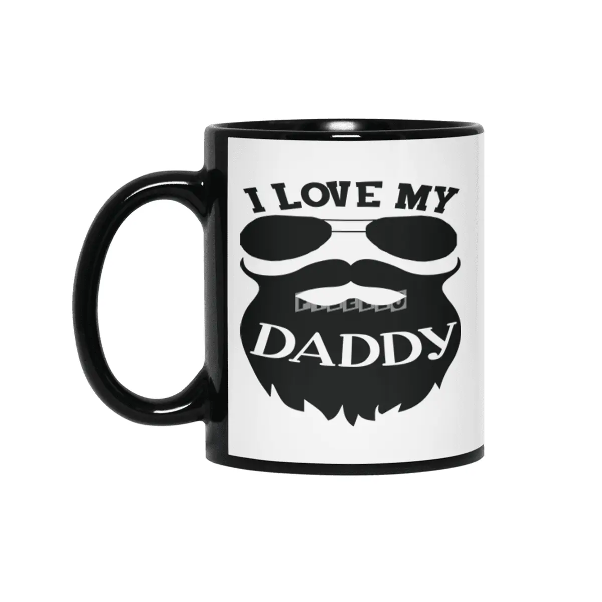 I Love My Daddy Siyah Kupa