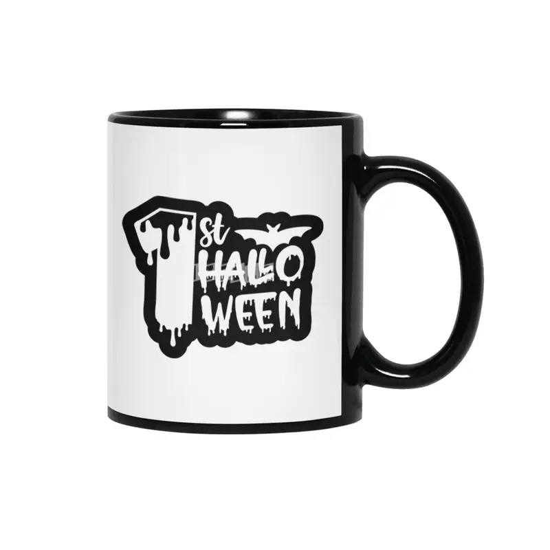 1st Halloween Siyah Kupa