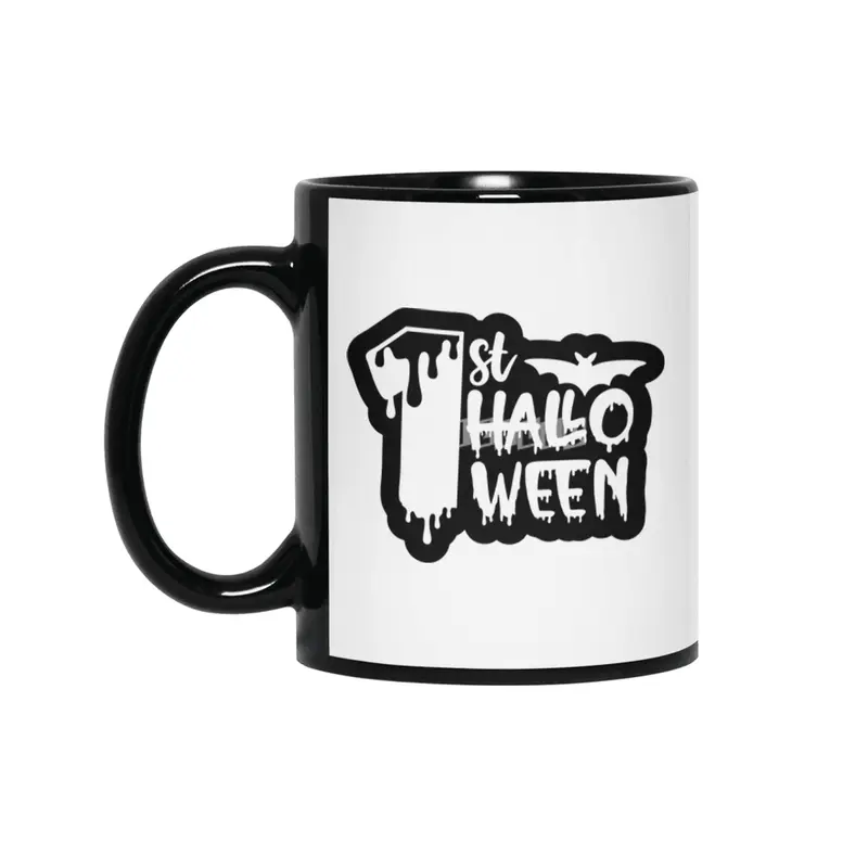 1st Halloween Siyah Kupa