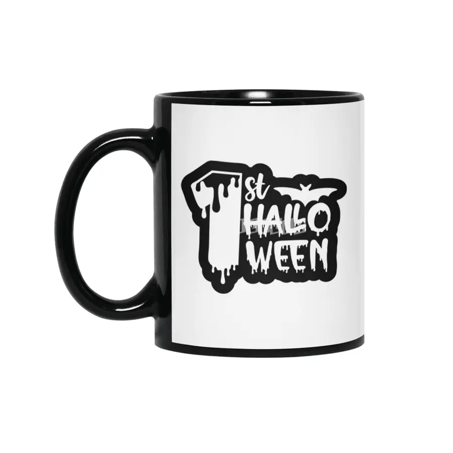 1st Halloween Siyah Kupa