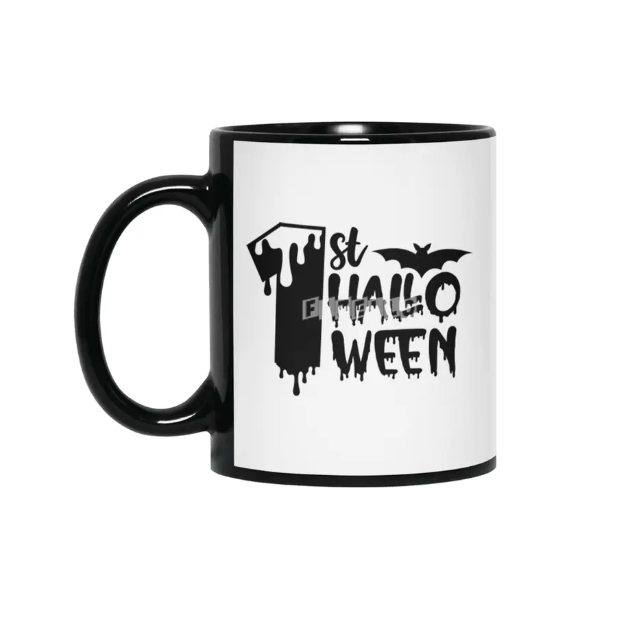 1st Halloween Siyah Kupa