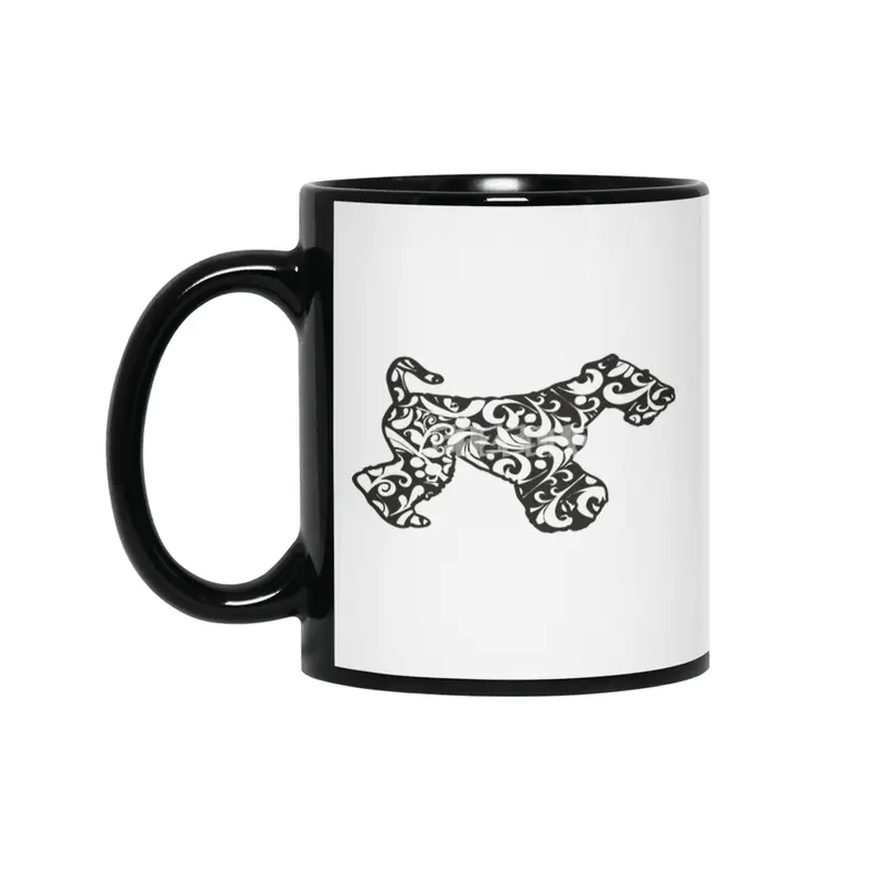 Airedale Terrier Best Friend Siyah Kupa