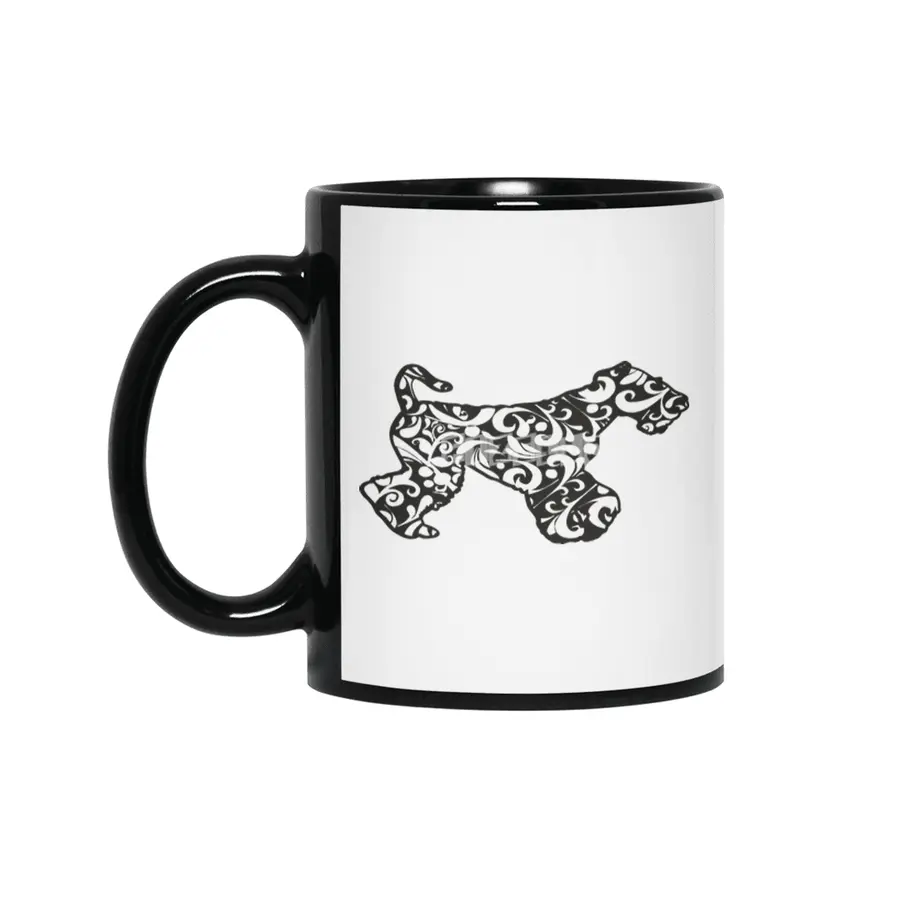 Airedale Terrier Best Friend Siyah Kupa