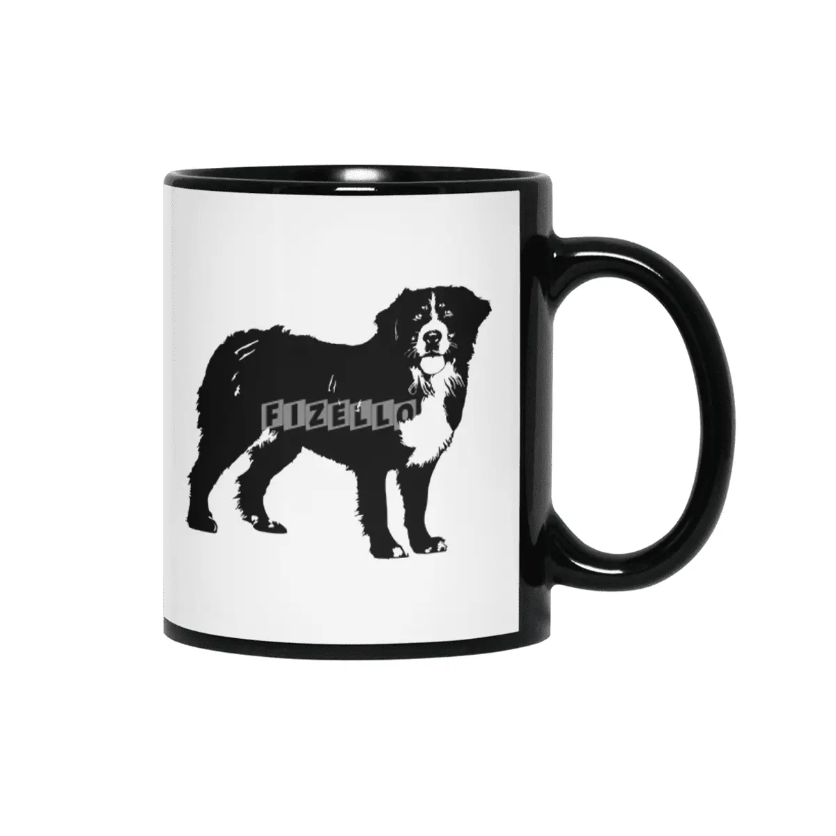 Bernese Mountain Dog Siyah Kupa