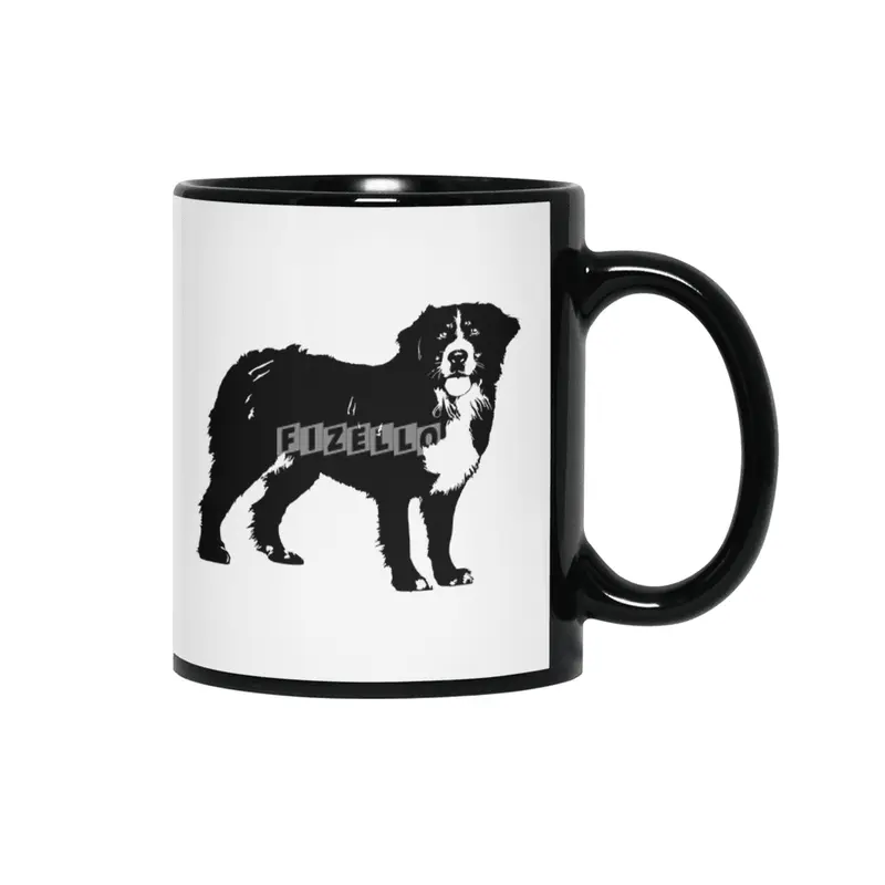 Bernese Mountain Dog Siyah Kupa