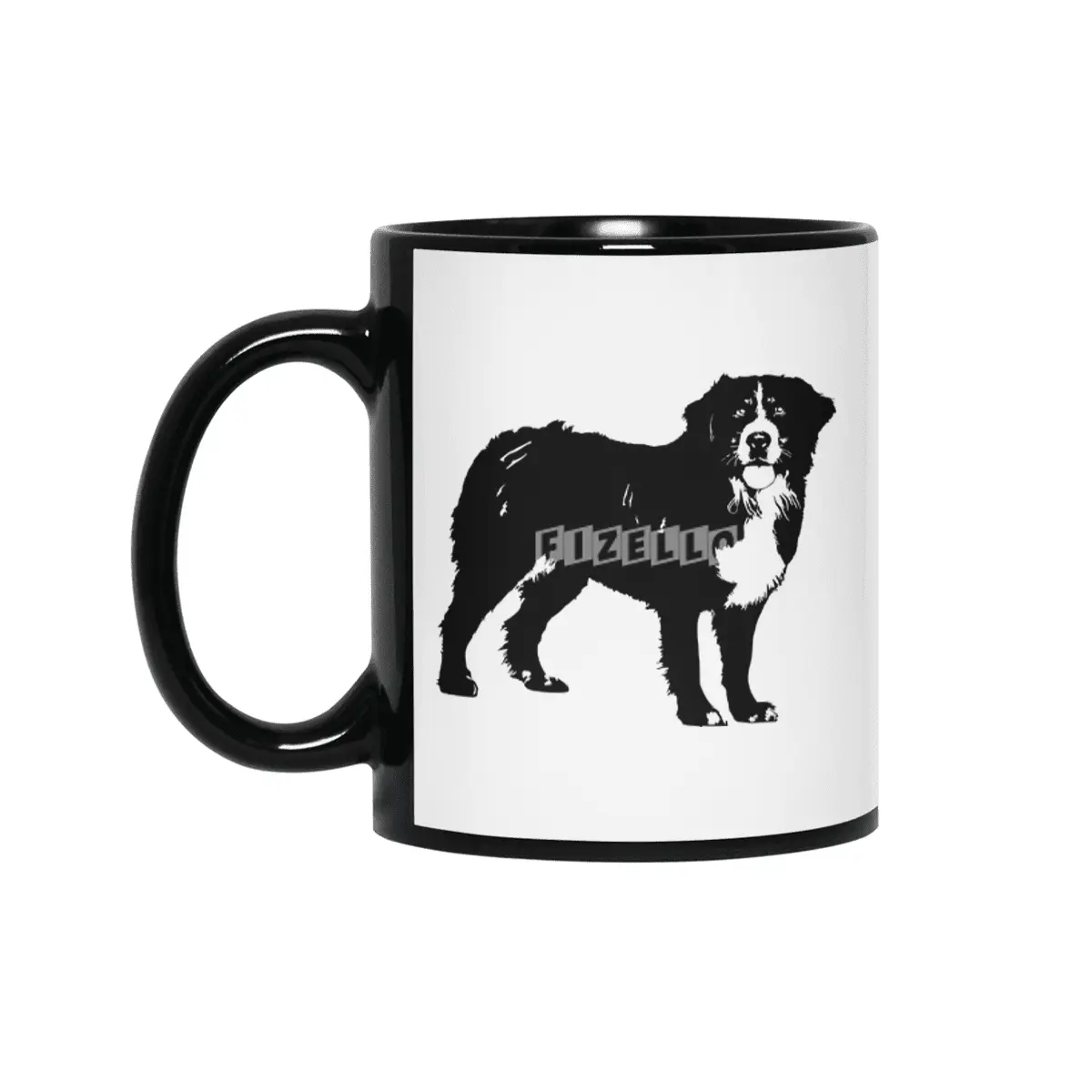 Bernese Mountain Dog Siyah Kupa