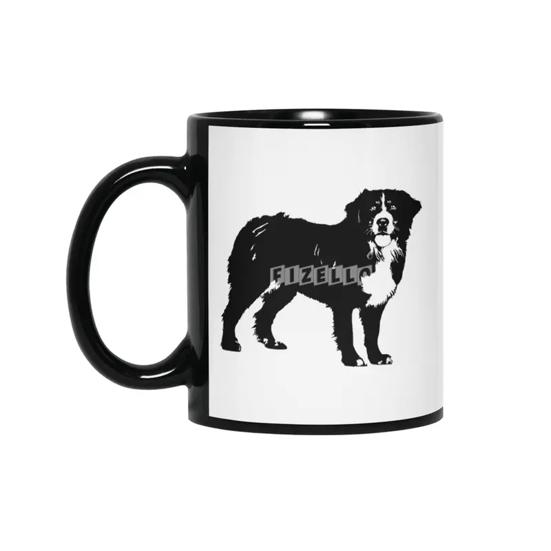 Bernese Mountain Dog Siyah Kupa