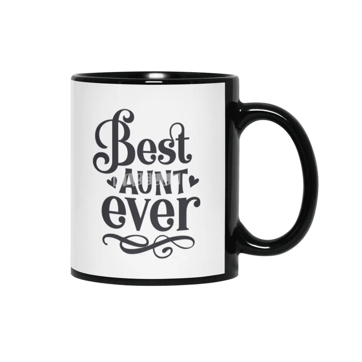 Best Aunt Ever Siyah Kupa