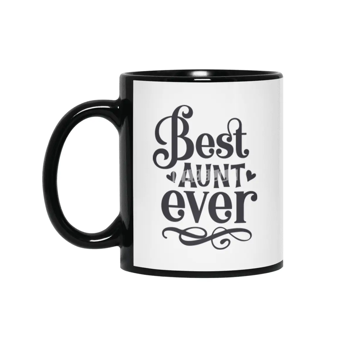 Best Aunt Ever Siyah Kupa