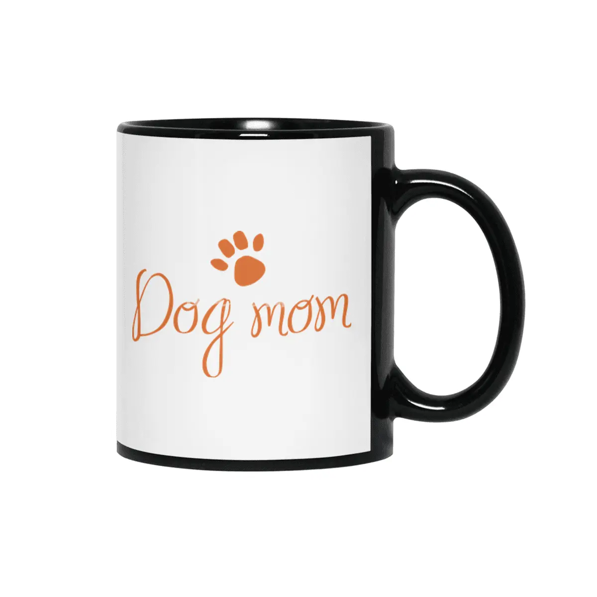 Funny Dog Mom Shirt for Gift Siyah Kupa