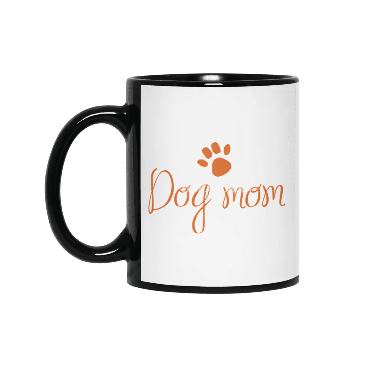 Funny Dog Mom Shirt for Gift Siyah Kupa