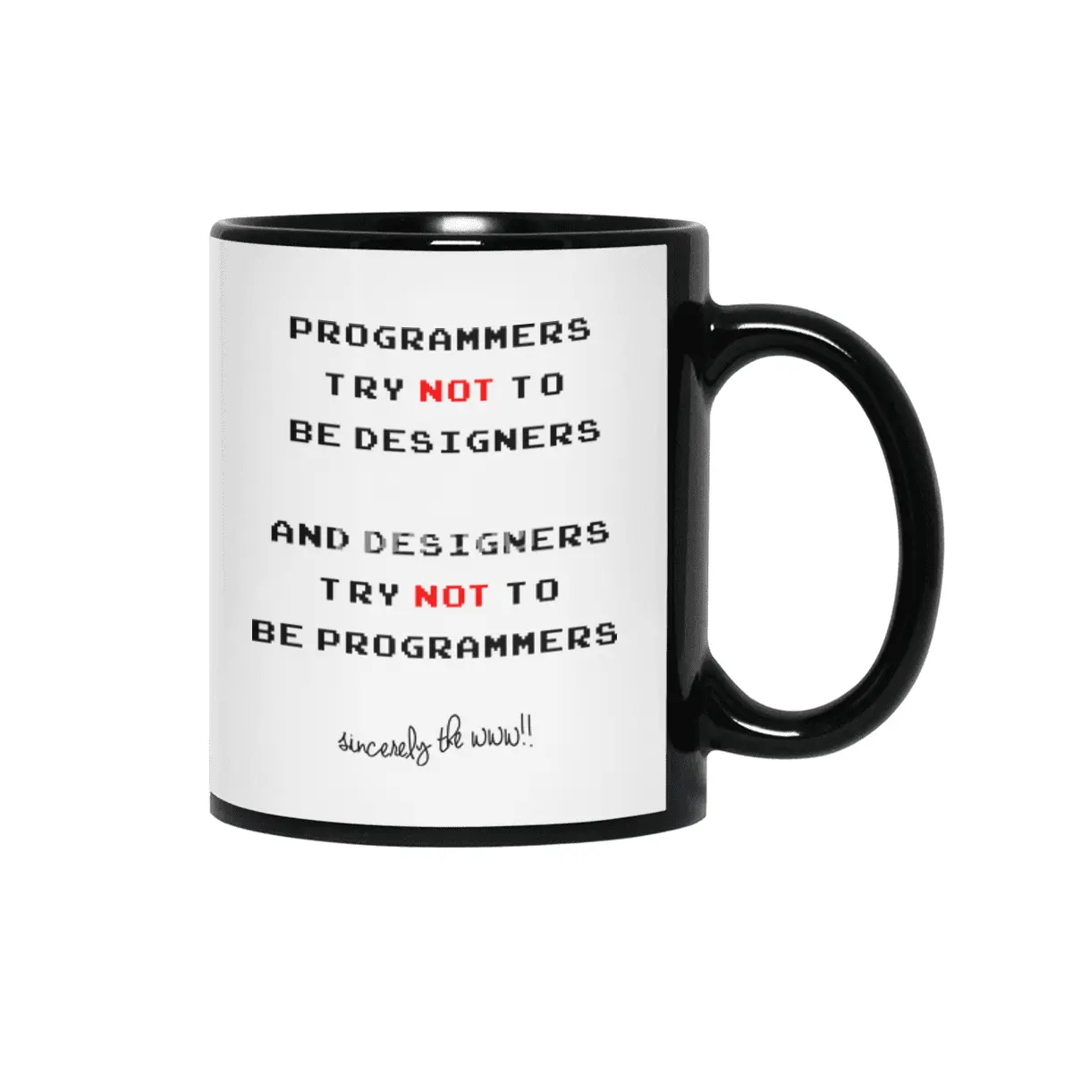 Programmers and Desiner #2 Siyah Kupa