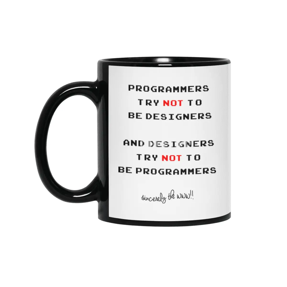 Programmers and Desiner #2 Siyah Kupa