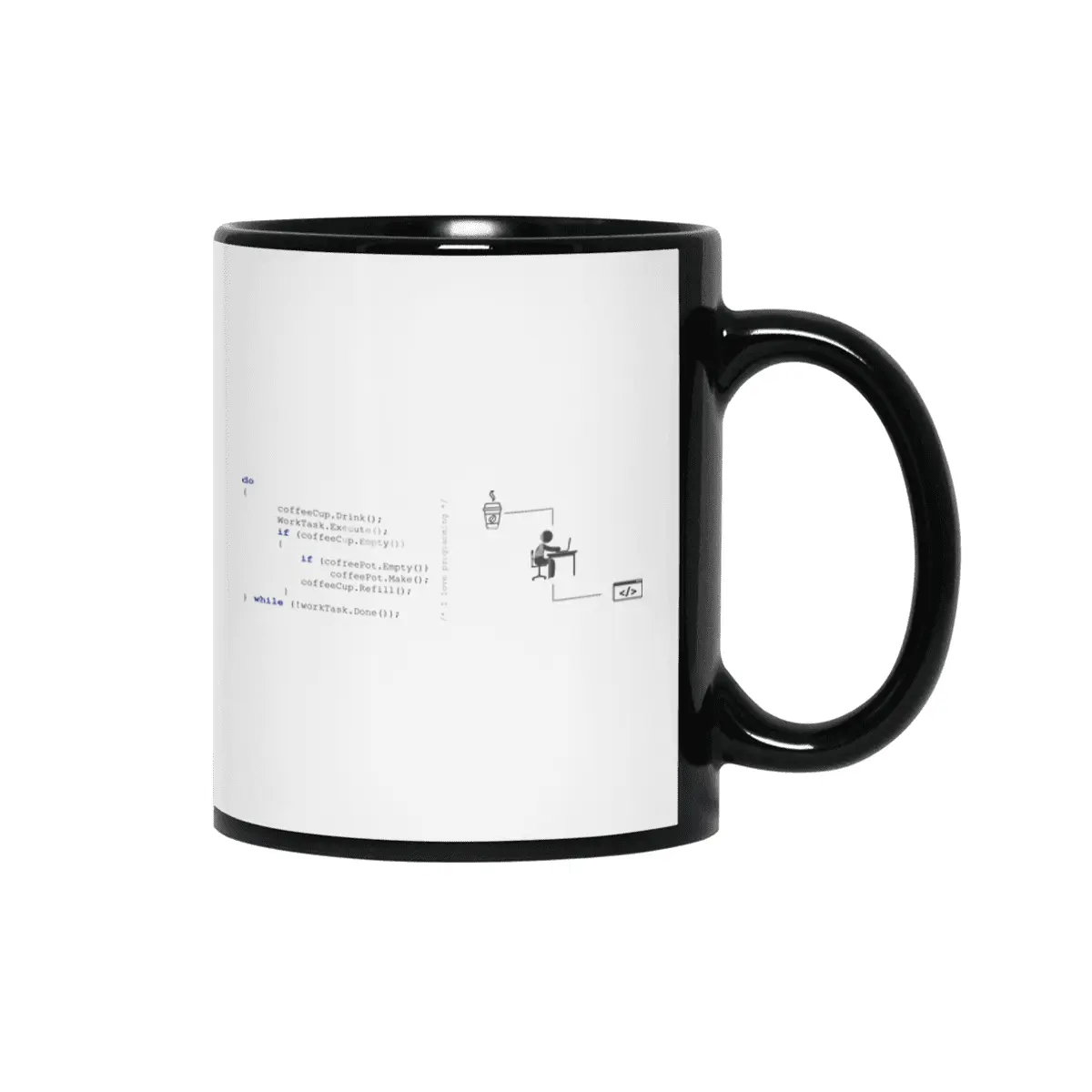 Mugs for Genius Programmer Siyah Kupa