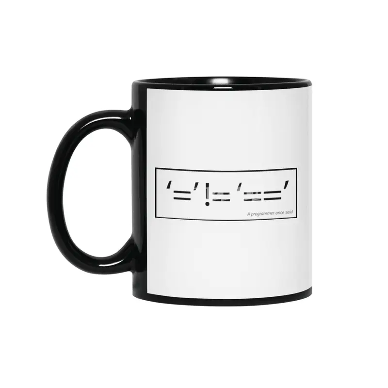 Equality in Programming - Best of Programmers Siyah Kupa