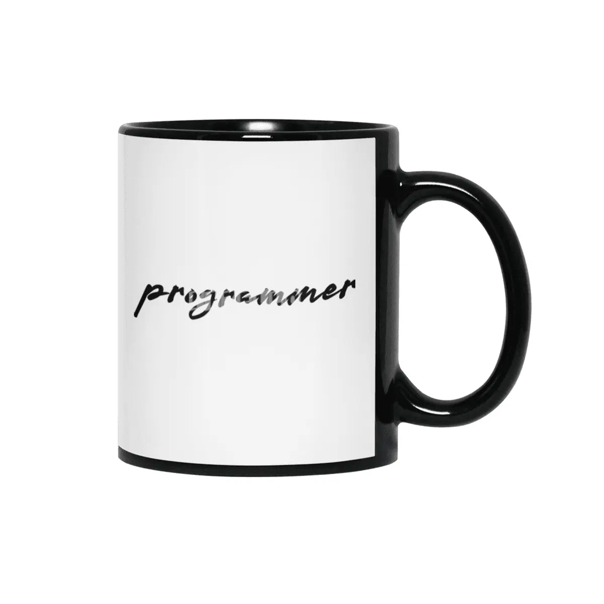 Programmer Handwriting Siyah Kupa