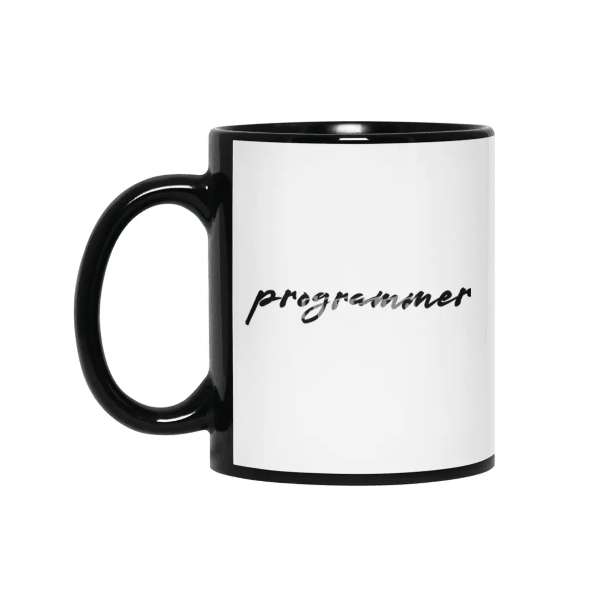 Programmer Handwriting Siyah Kupa