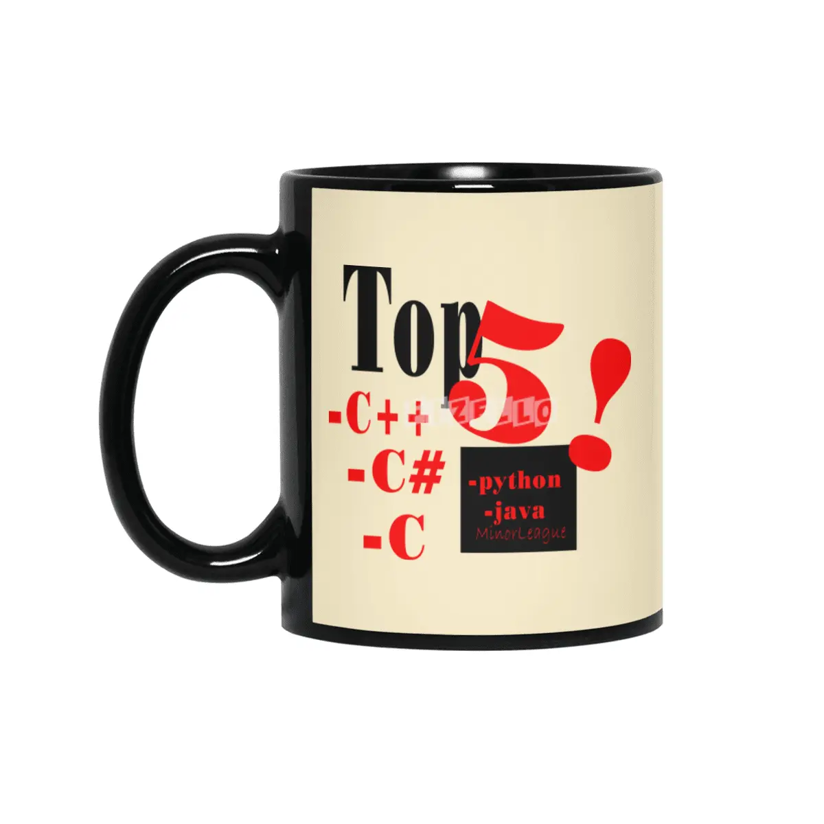 Top 5 Programming Language Siyah Kupa