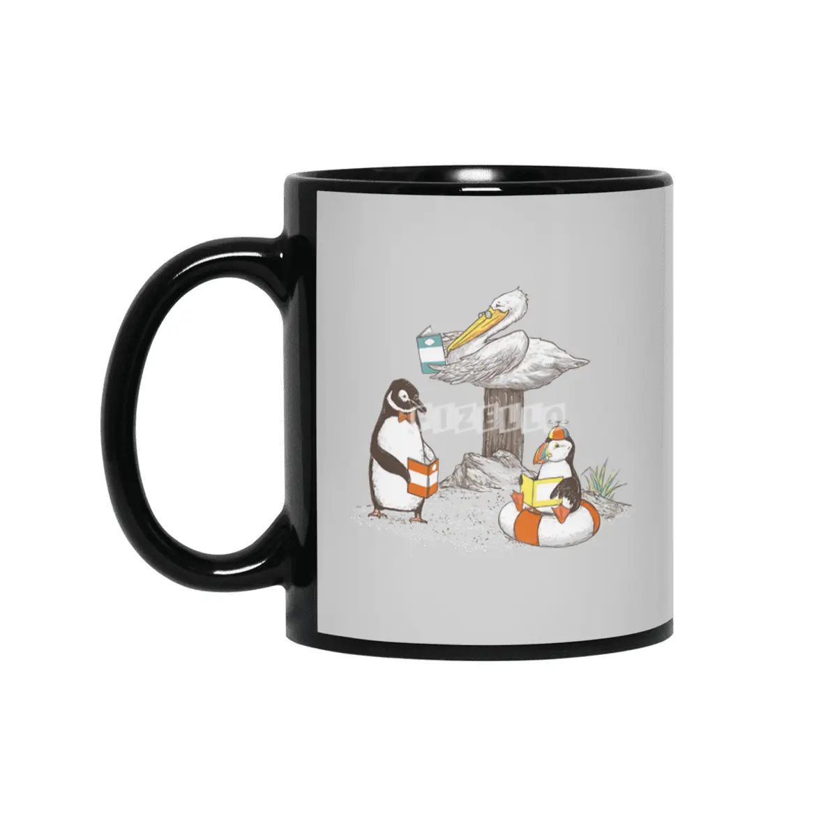 Birds of Literacy Siyah Kupa