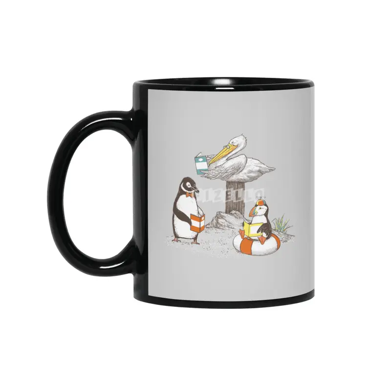 Birds of Literacy Siyah Kupa