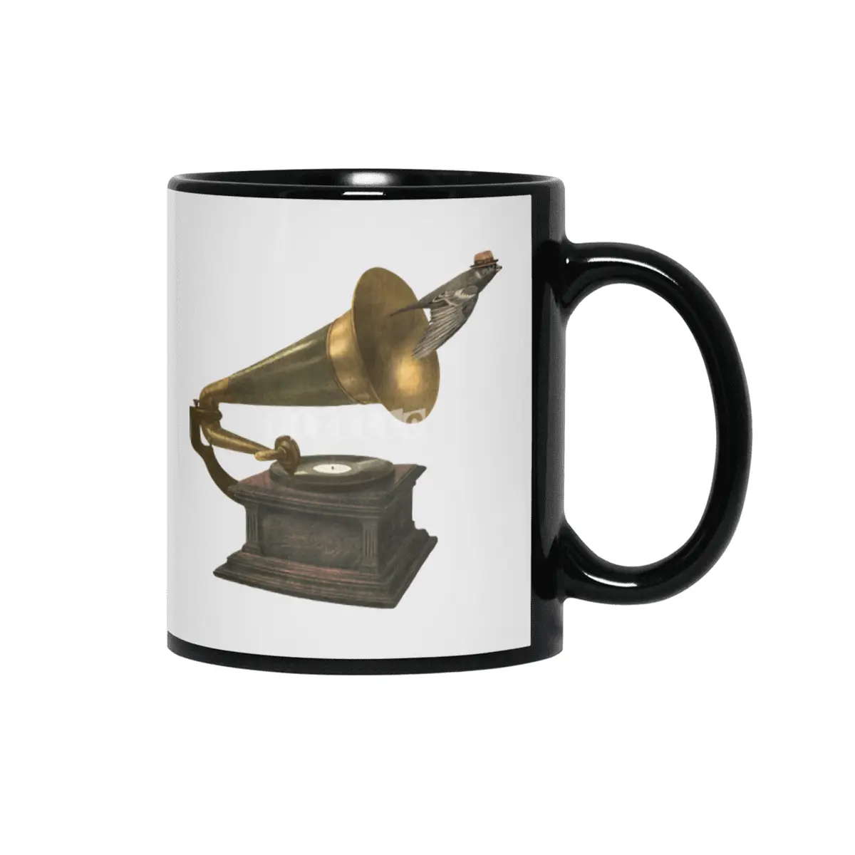 Vintage Songbird Siyah Kupa