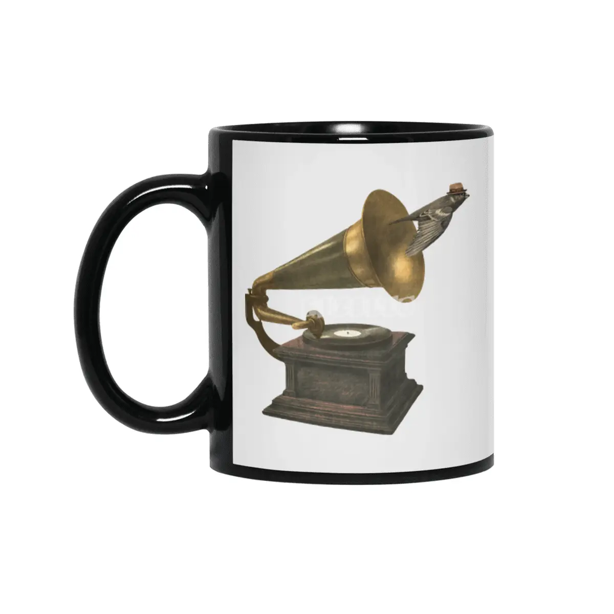 Vintage Songbird Siyah Kupa