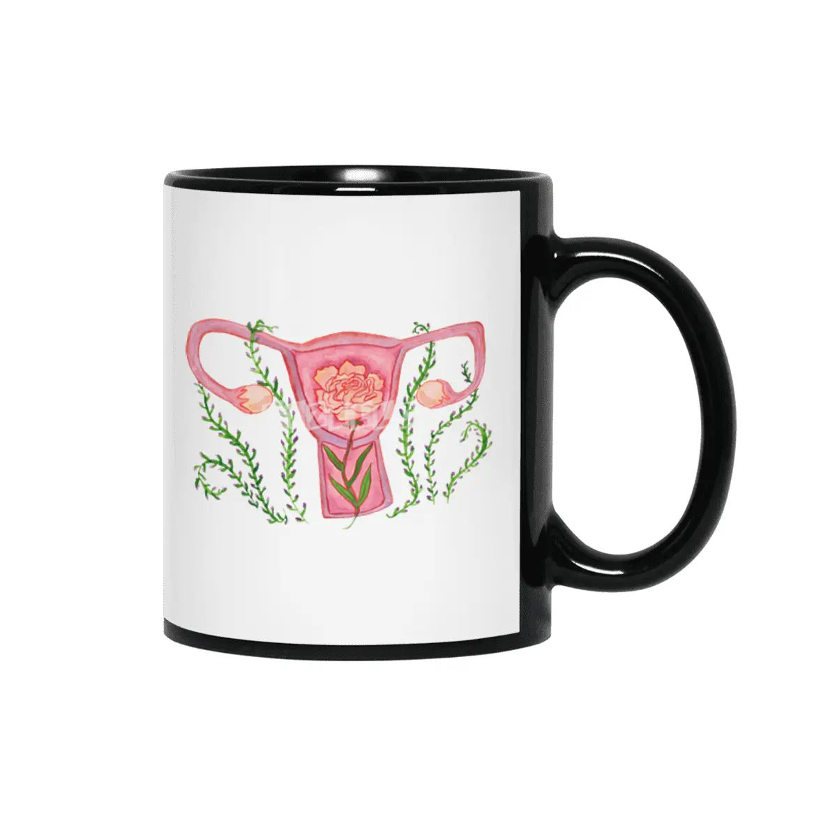 Lady Garden Rose Siyah Kupa