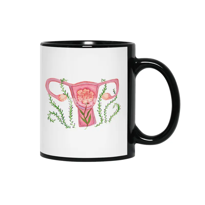 Lady Garden Rose Siyah Kupa