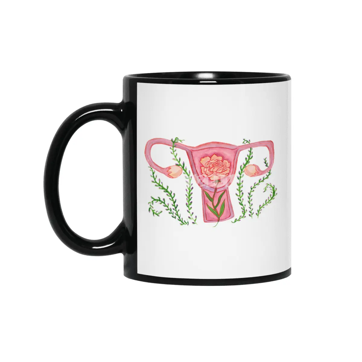 Lady Garden Rose Siyah Kupa