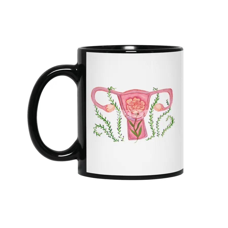 Lady Garden Rose Siyah Kupa