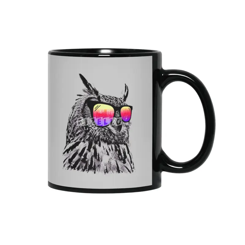 Cool Owl Siyah Kupa