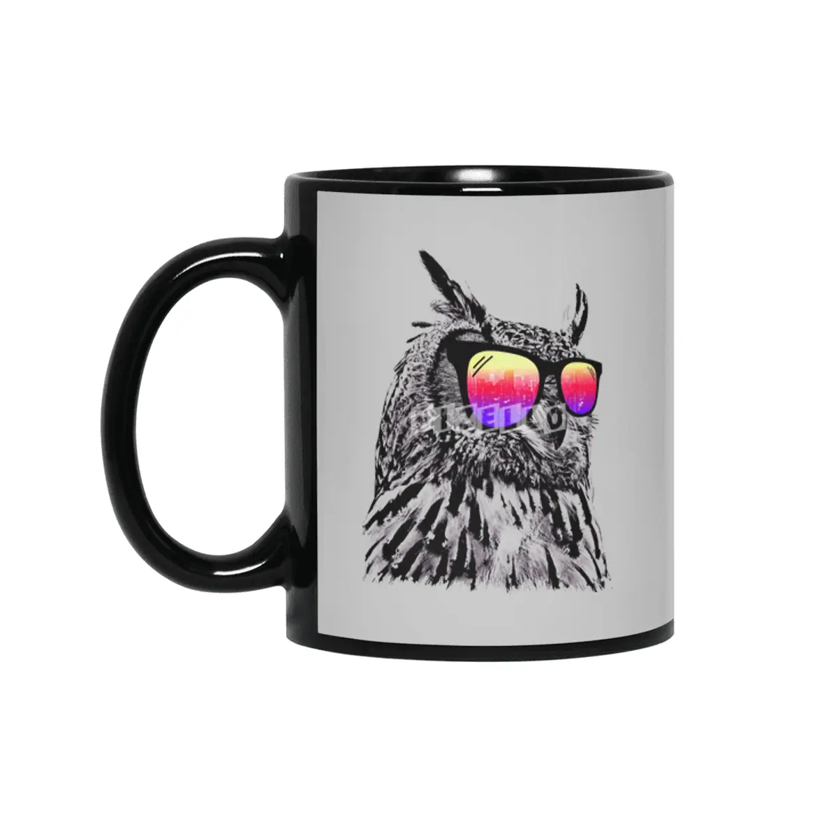 Cool Owl Siyah Kupa