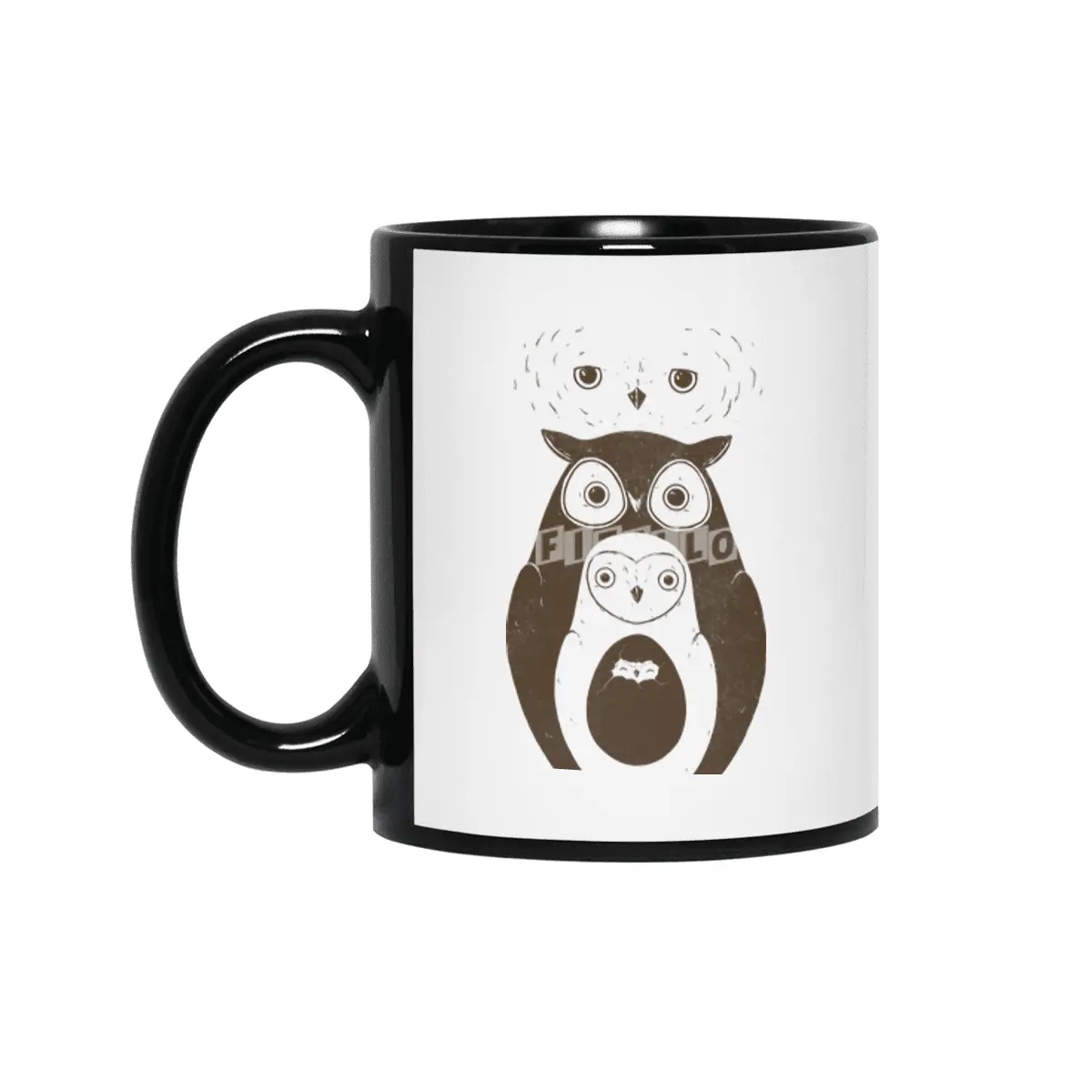 Owls Siyah Kupa