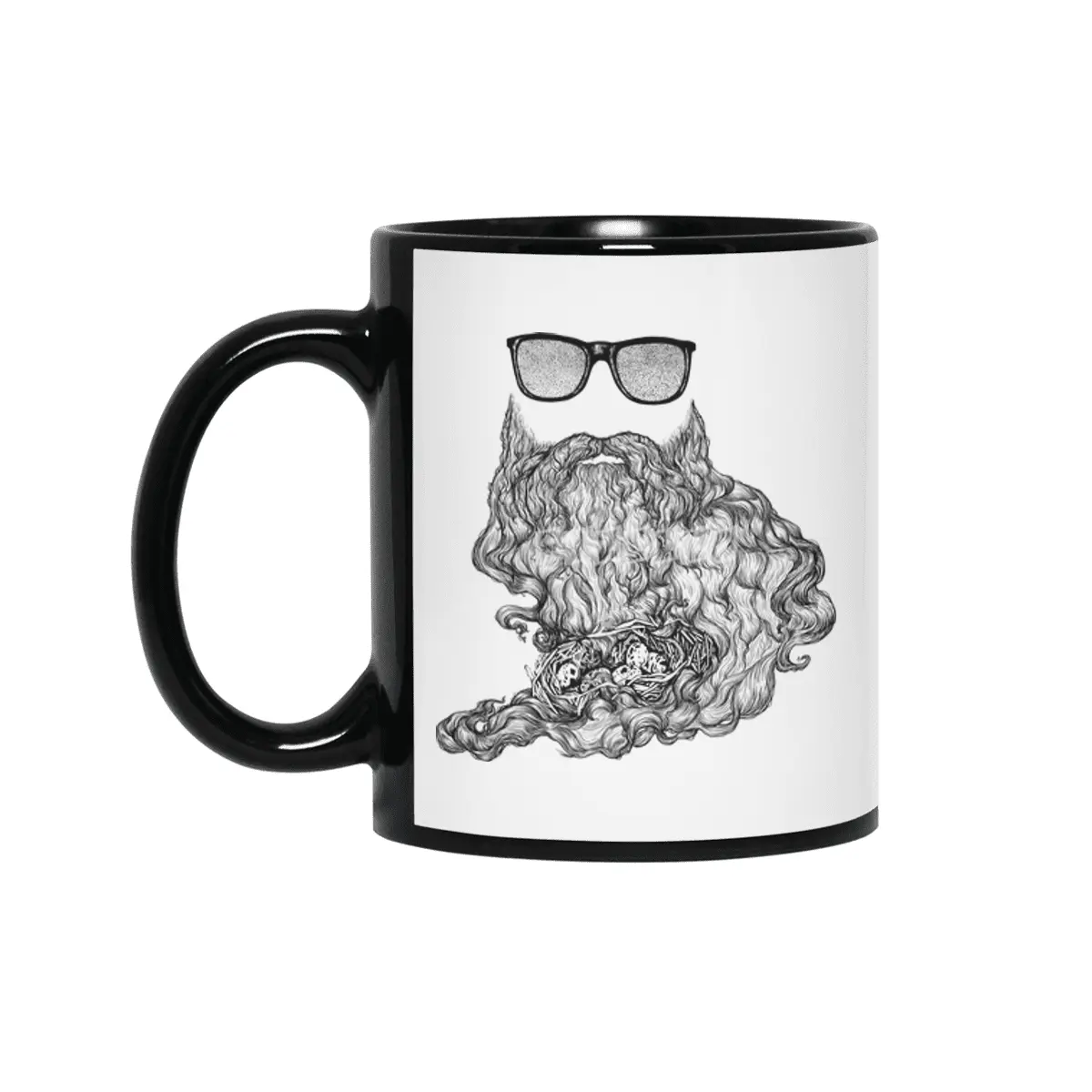 Beard Nest Siyah Kupa