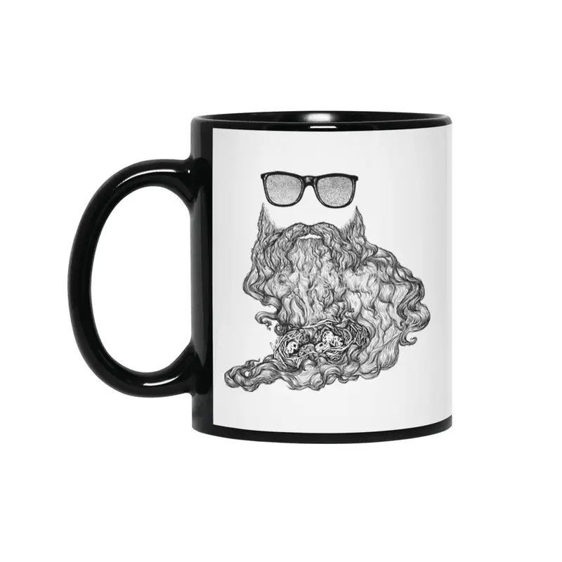 Beard Nest Siyah Kupa