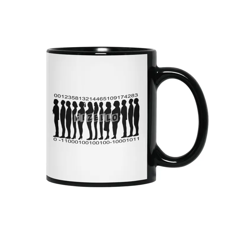 Human Barcode Siyah Kupa
