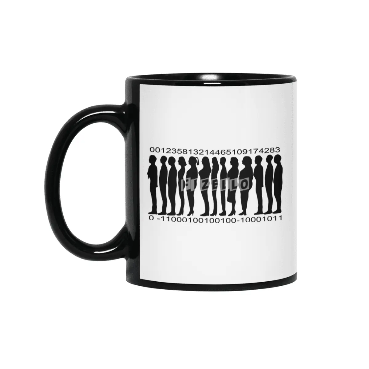 Human Barcode Siyah Kupa