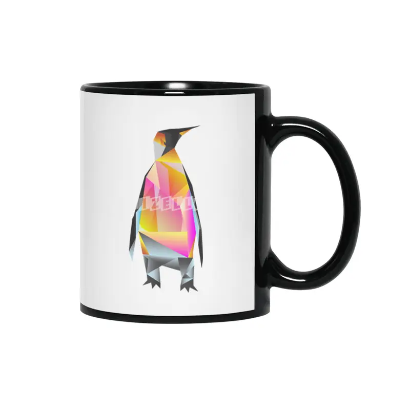 Colorful LowPenguin Siyah Kupa