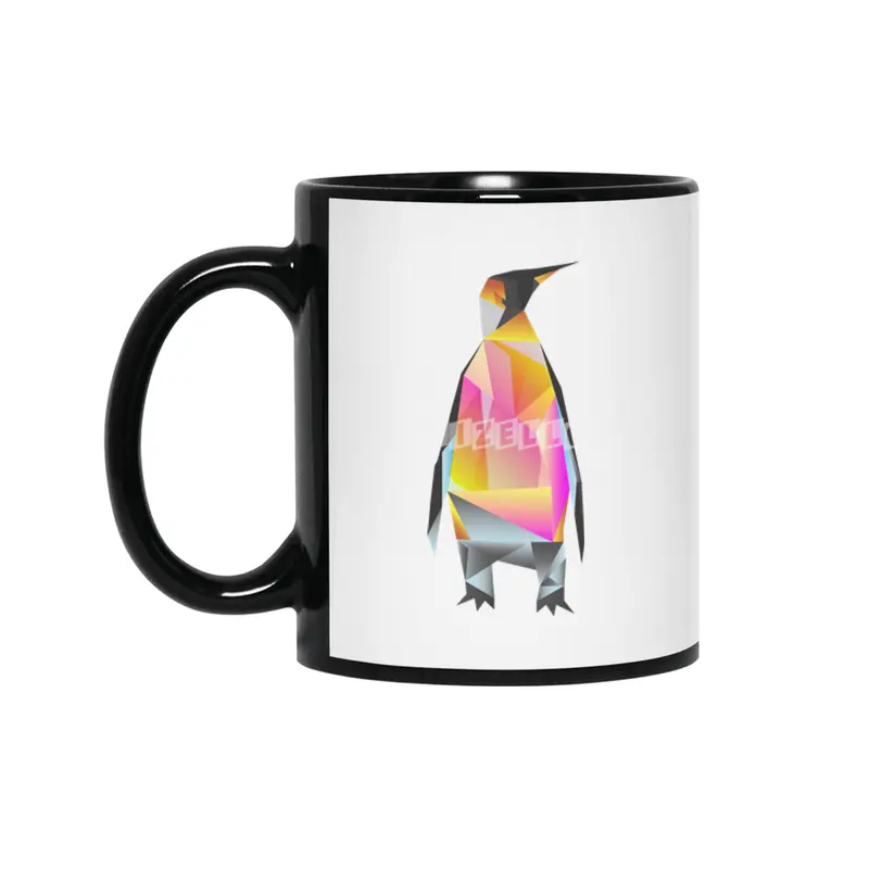 Colorful LowPenguin Siyah Kupa