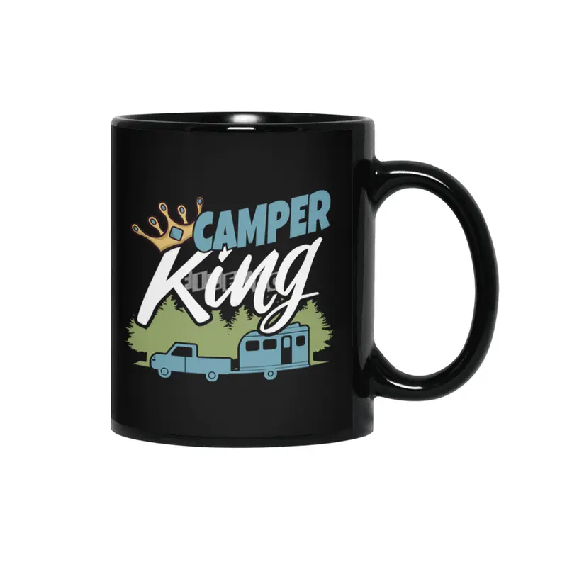 Camper Couple Outfit Outdoor Siyah Kupa