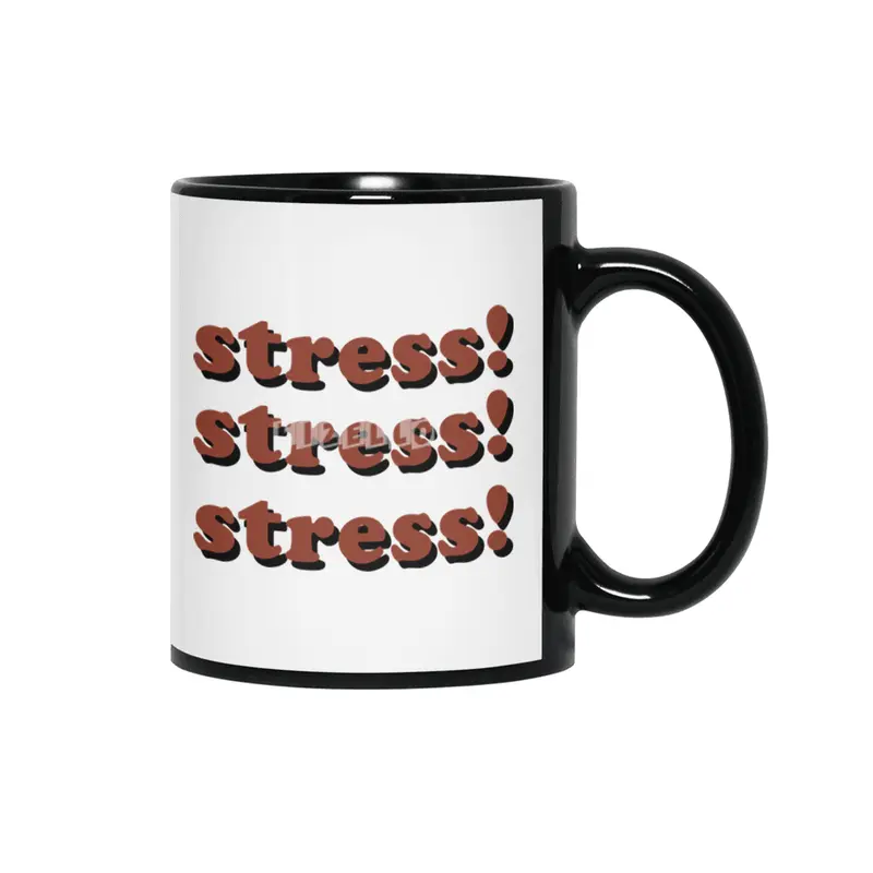 stress stress stress autism Siyah Kupa