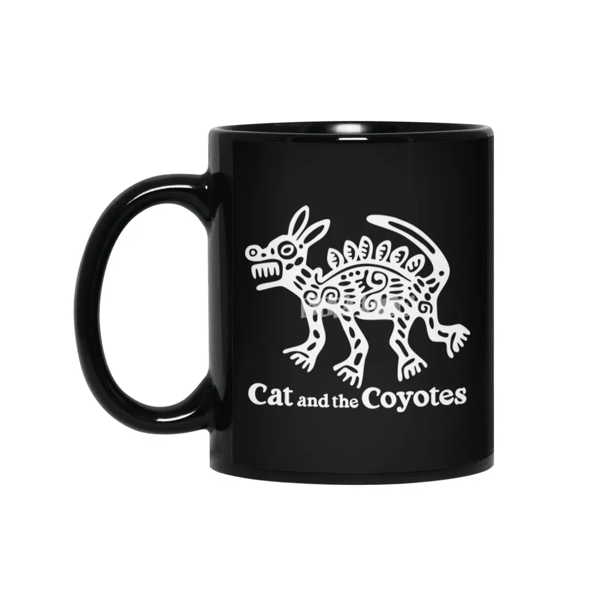 Azteca Dog Black and White Siyah Kupa