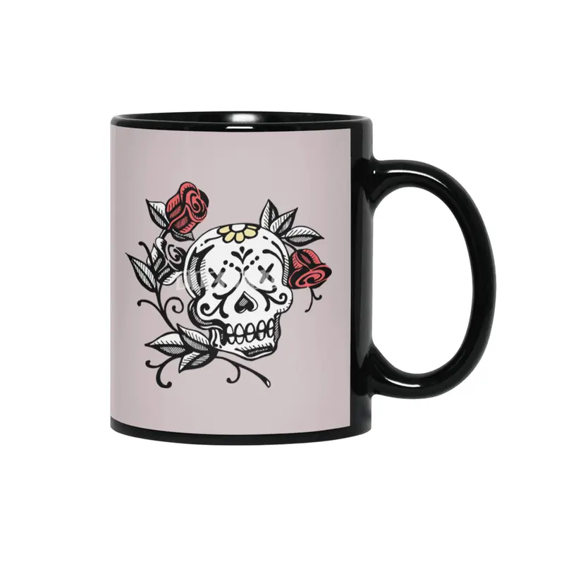 Dead´s day illustration Siyah Kupa