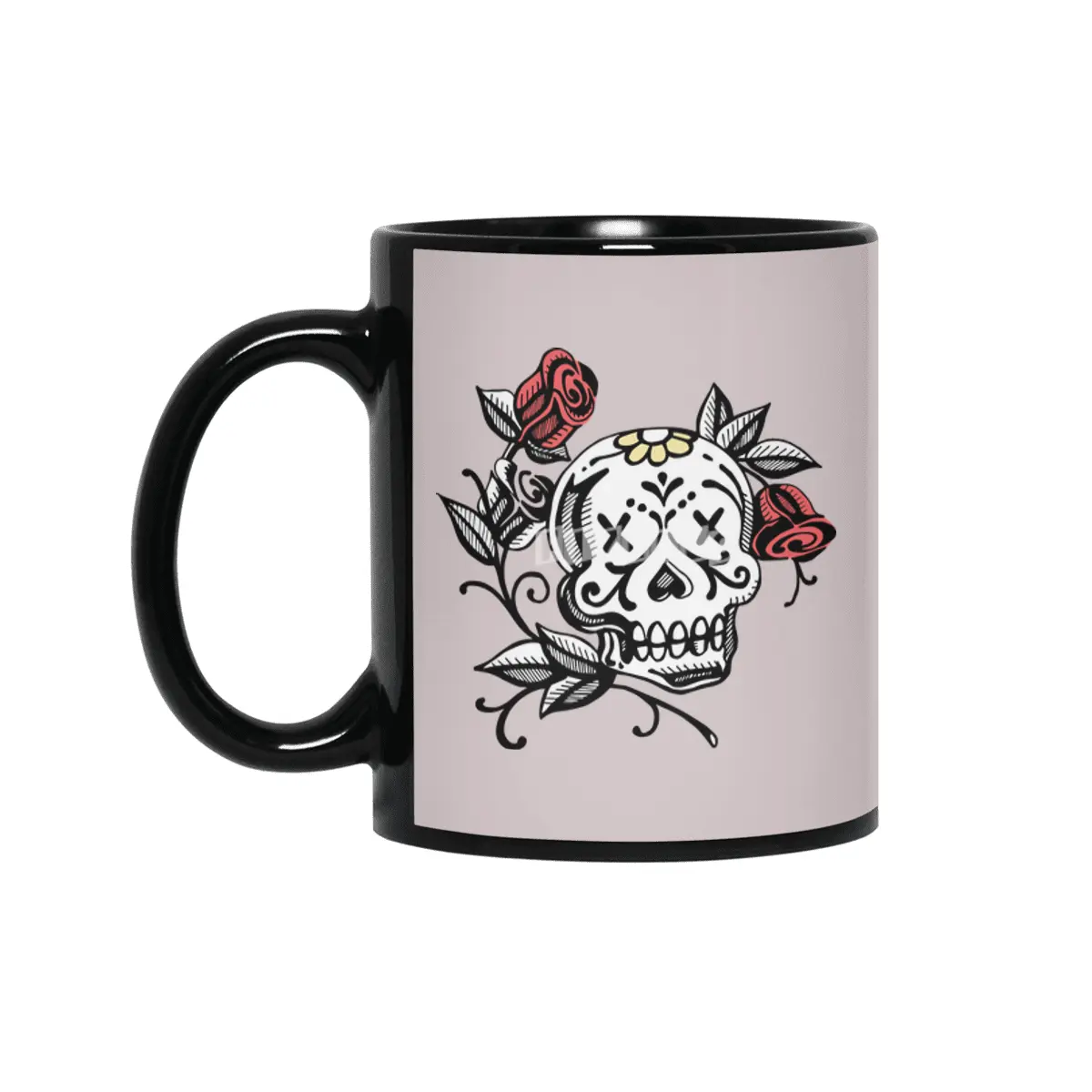 Dead´s day illustration Siyah Kupa